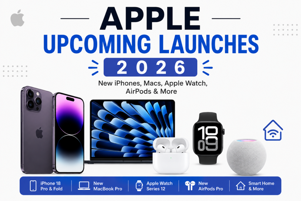 Apple Upcoming Launches 2026: New Products & Release Dates