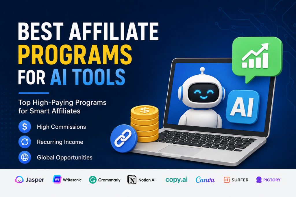 Best Affiliate Programs for AI Tools in 2026: Top High-Paying AI Affiliate Networks Best Affiliate Programs for AI Tools