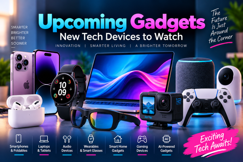 Upcoming Tech Gadgets: 25 New Devices Expected to Launch Soon