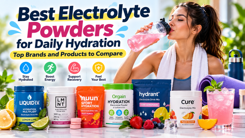 Best Electrolyte Powders for Daily Hydration